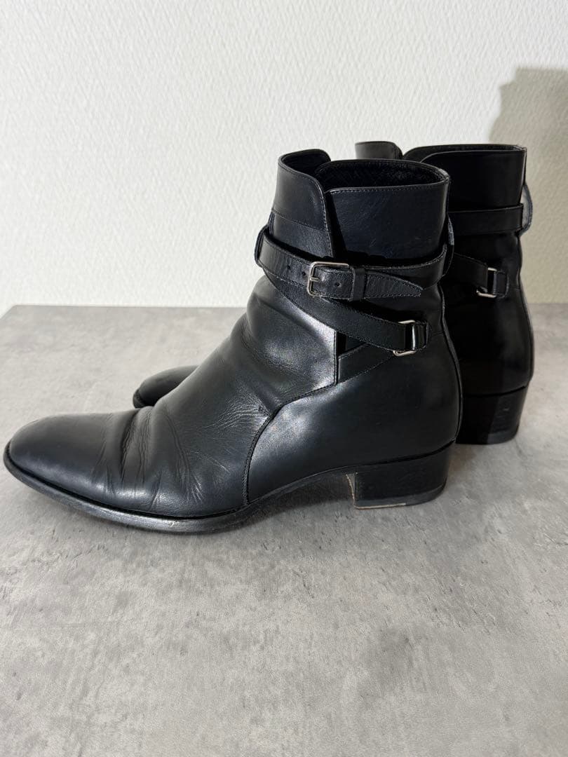 サンローランパリ エディ期 ワイアットジョッパーブーツ 41 レザーブーツ