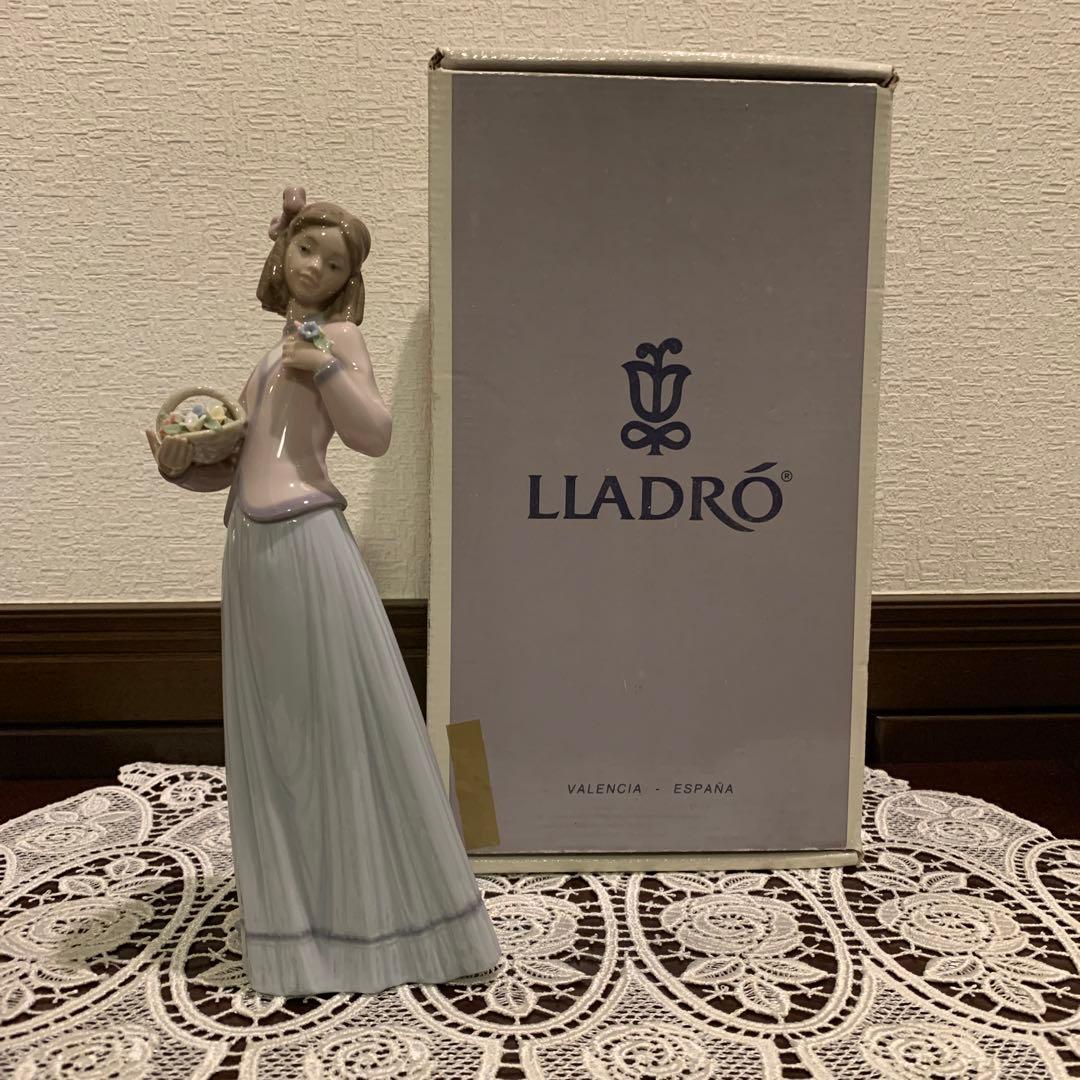 会員限定 希少 LLADRO リヤドロ 春の香り 箱付 陶器 W会員限定
