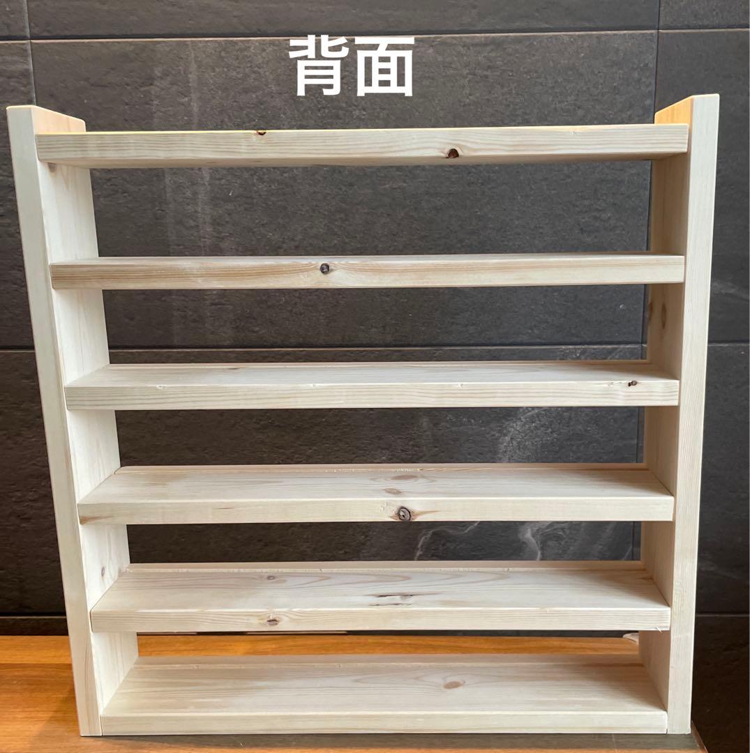トミカ収納棚大容量6段 パイン材 トミカ ミニカー - メルカリ