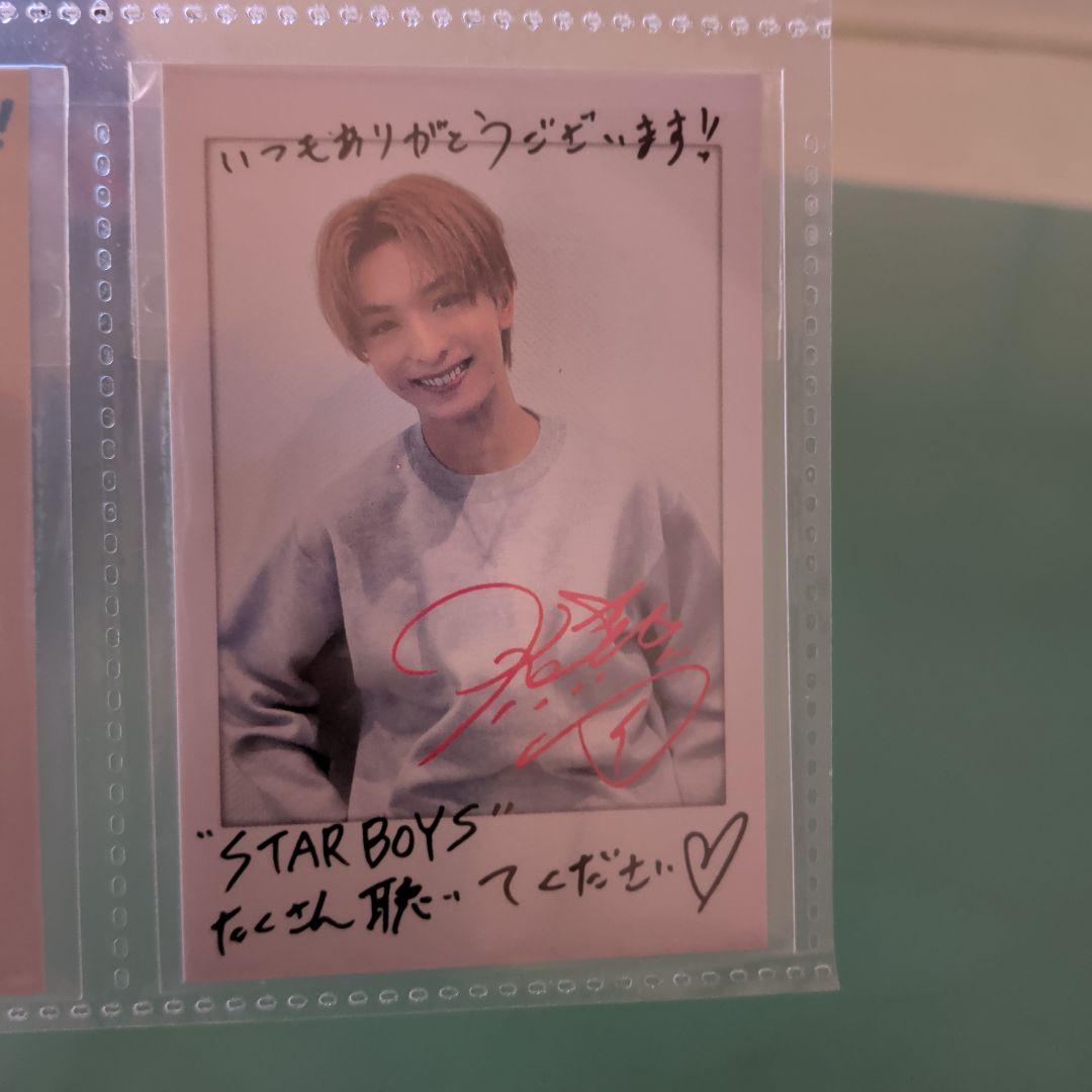 FANTASTICS 木村慧人 サイン入りフォトカード E-6 - メルカリ