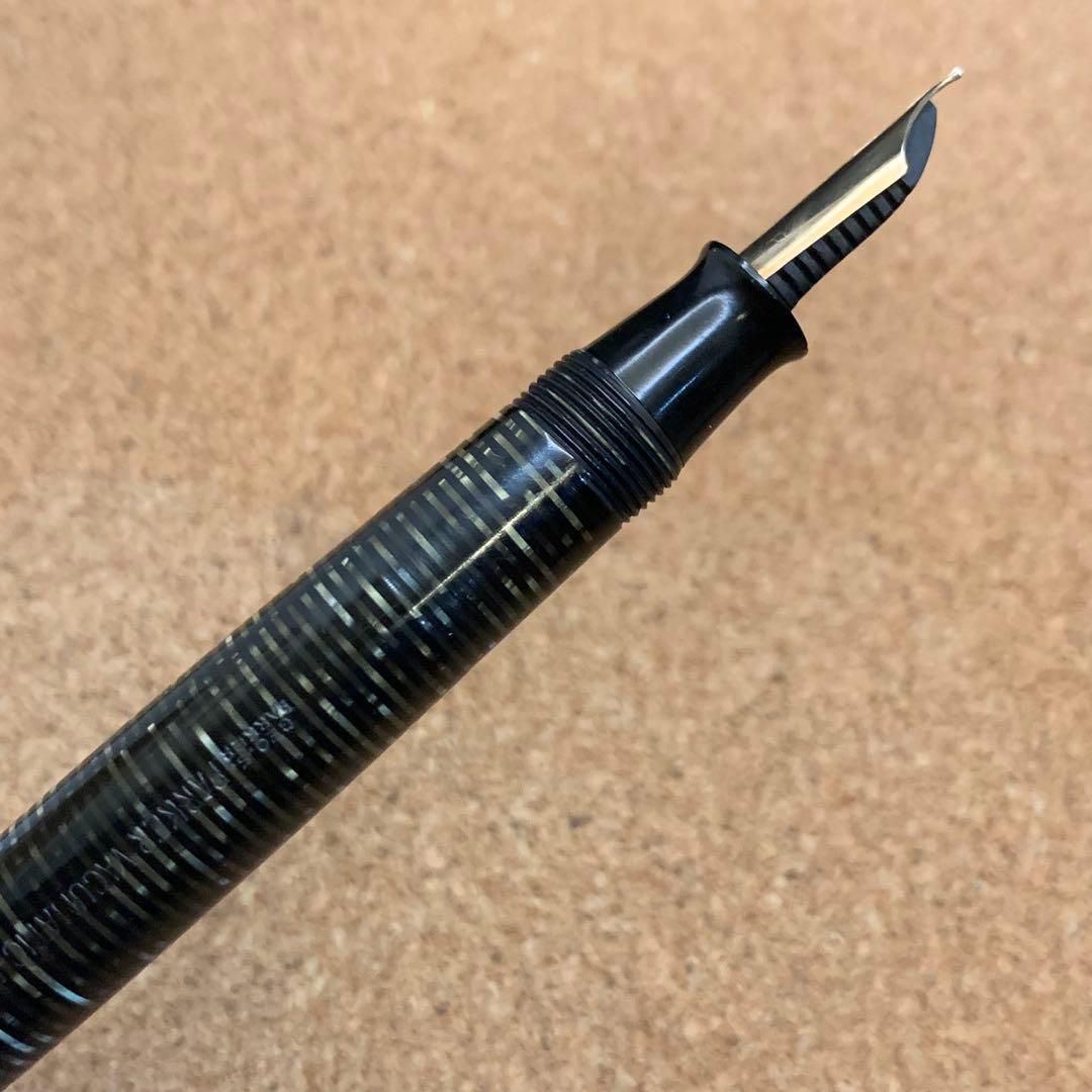 尻*読様 【吸引筆記可能】パーカー　バキュマティック 万年筆 シルバーパール　1