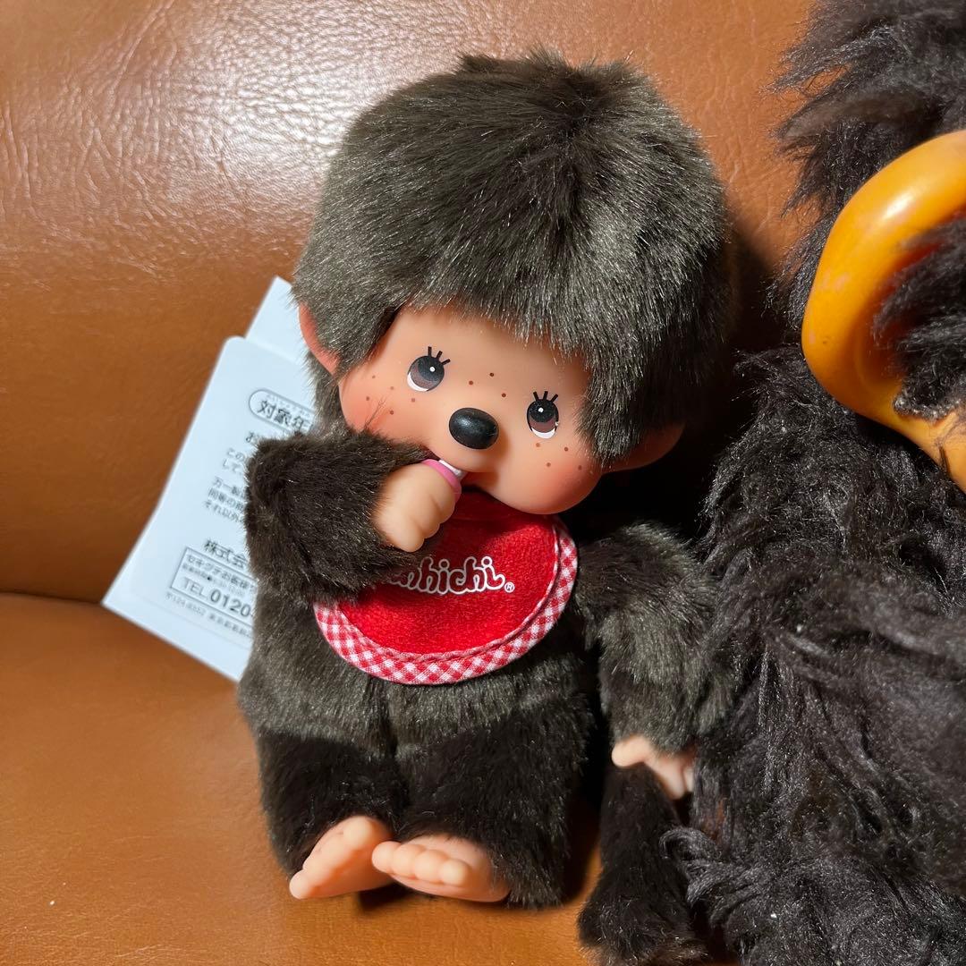 初代　モンチッチ ぬいぐるみ 足裏ハート　ダイスケ 大助 スリープアイ　おまけ付