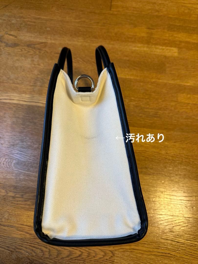 CDL トートバック キャンバス スモール 登坂広臣 OMI 3JSB 白 臣