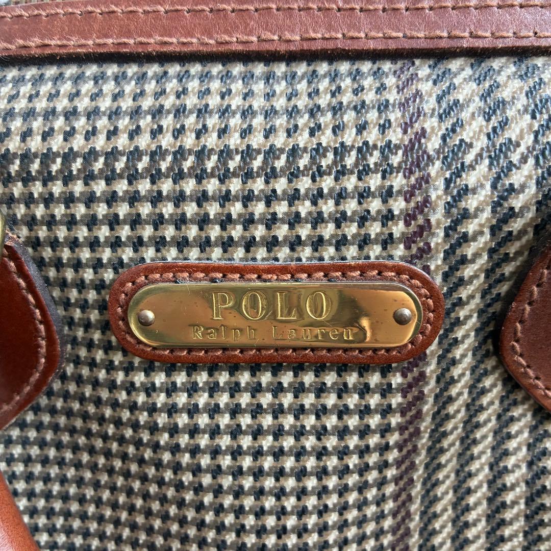 Polo Ralph Lauren ハンドバッグ チェック、千鳥柄
