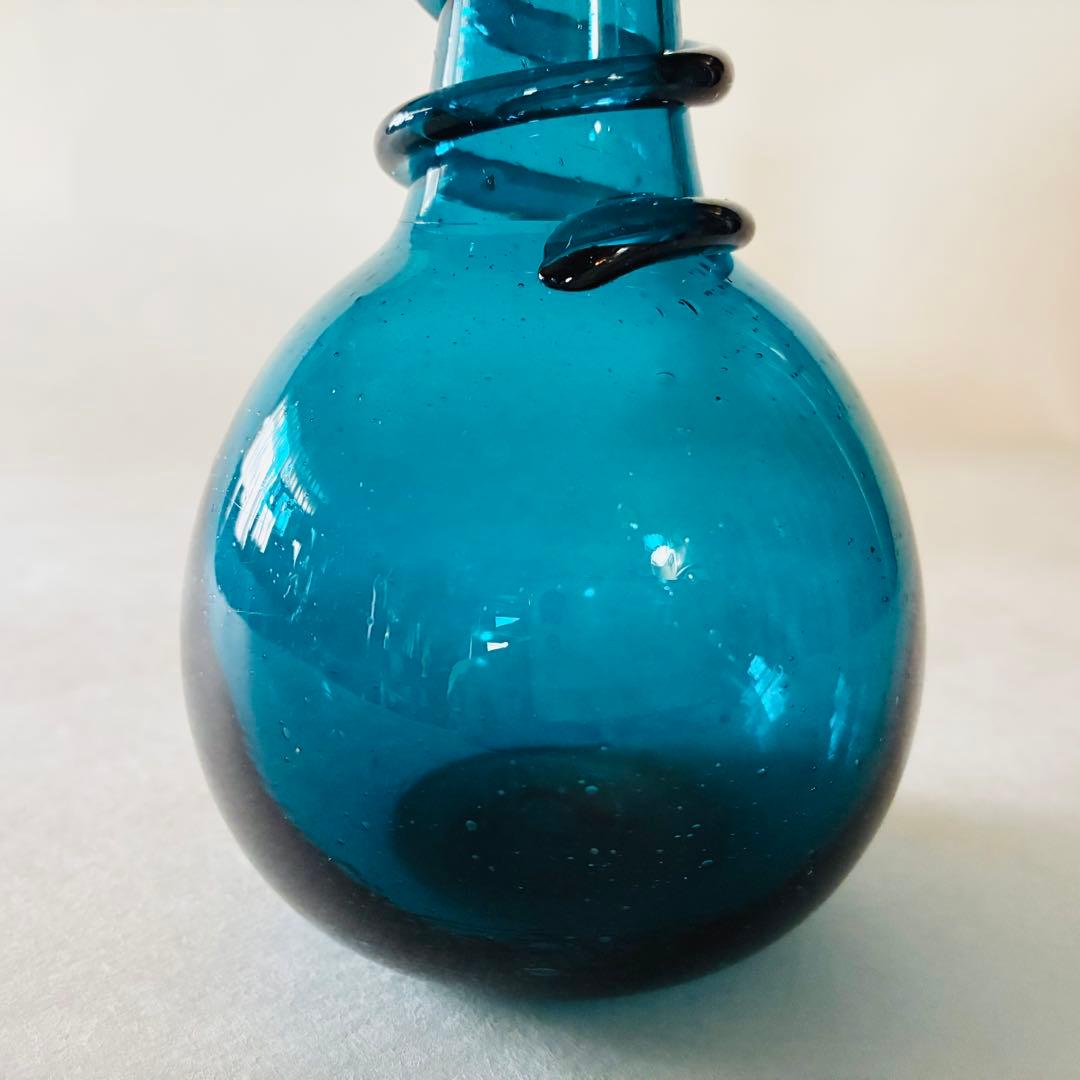 倉敷ガラス 小谷眞三 小谷真三 線巻瓶 花瓶 小谷真三/小谷眞三