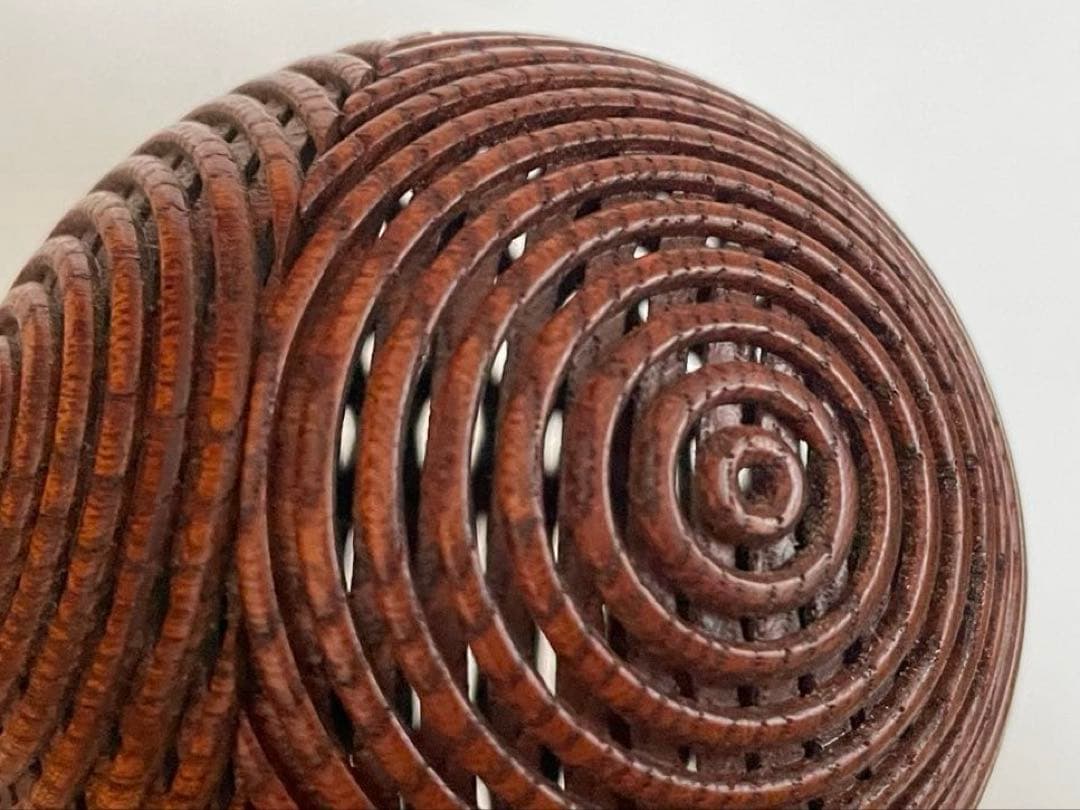 椀木地師 西端良雄 輪島 透かし 香玉 香合 漆器 オブジェ