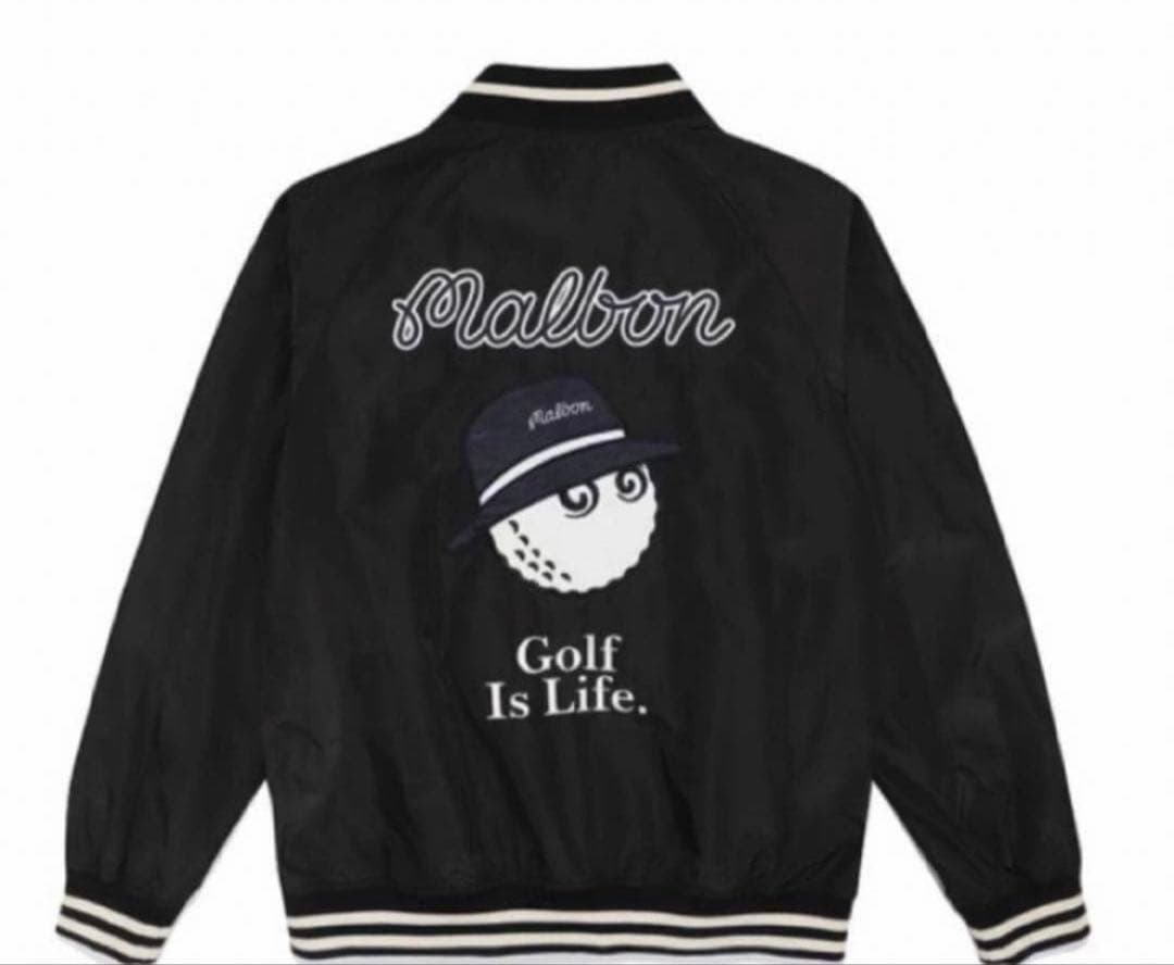 S マルボンゴルフ MALBON GOLF 　シャツ　スタジャン　ジャケット