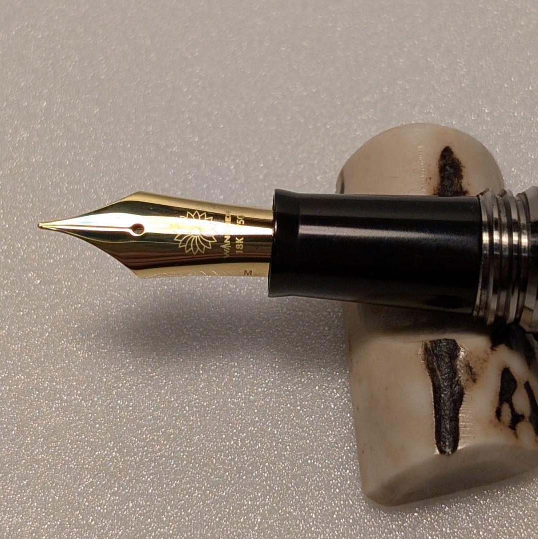 WANCHER ドリームペン 誠エボナイト シルクブラック 将軍ニブ M - メルカリ