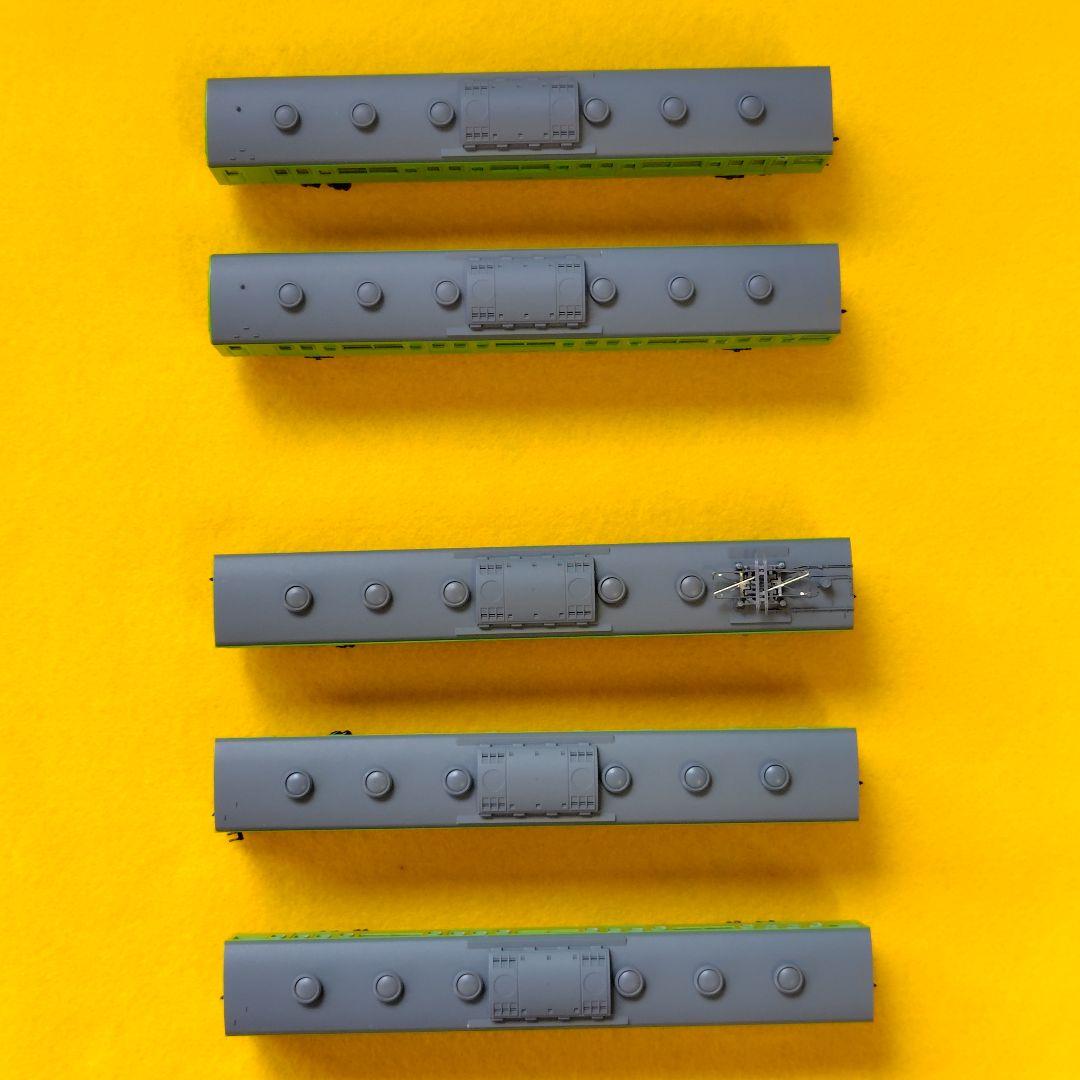 ＫＡＴＯ―103系近郊型電車103系（ うぐいす 色)十両