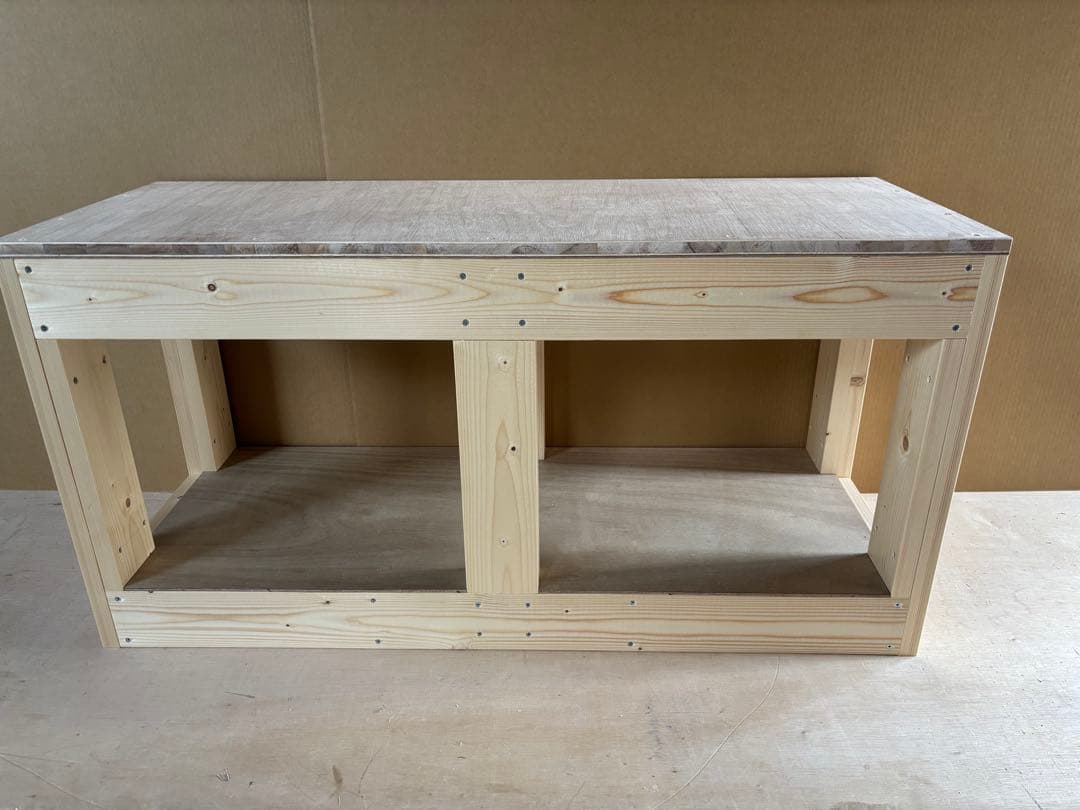 水槽台90cm用 天板厚20mm 補強柱付