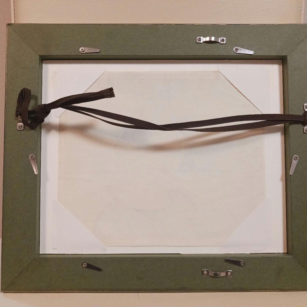 伊東深水 木版画 額付き 192×165mm