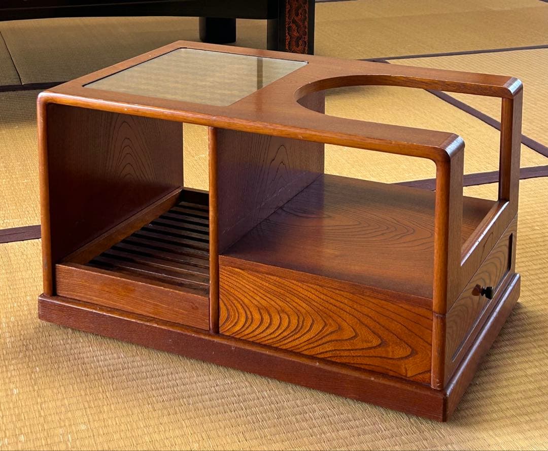 希少】 置時計（三角型） ネオンライト レトロ 鹿野漆器株式会社