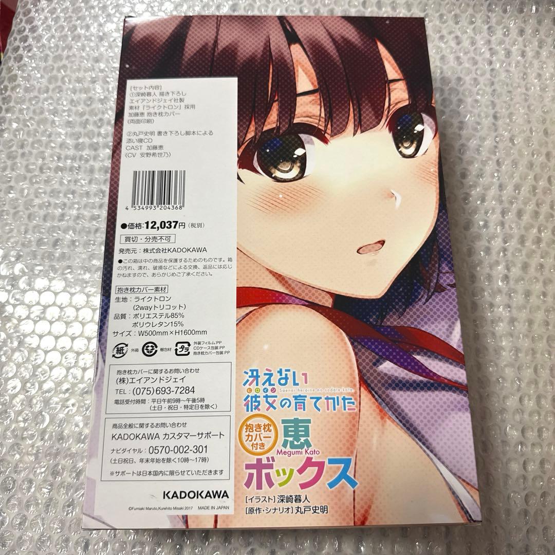 「冴えない彼女の育てかた」加藤恵 抱き枕カバー付き恵ボックス