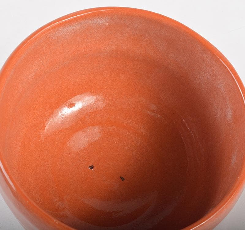 茶道具 楽吉左衛門 赤楽茶碗 喜長角印 共布共箱 M R5251 - メルカリ