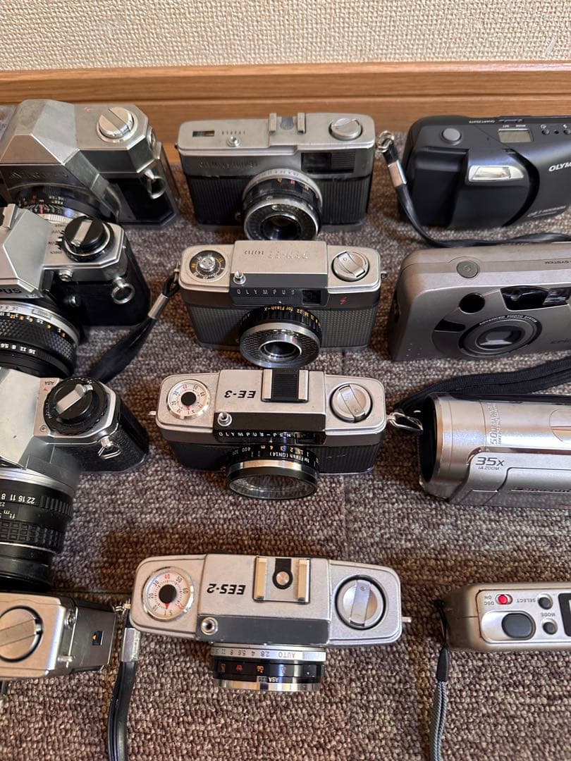 OLYMPUS MAXELL PANASONicフィルムカメラ ジャンク まとめ