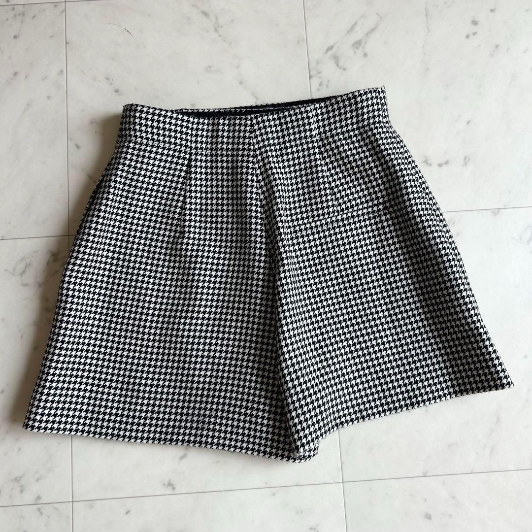 定価30万 Christian Dior 現行 千鳥 CDボタン スコート 36