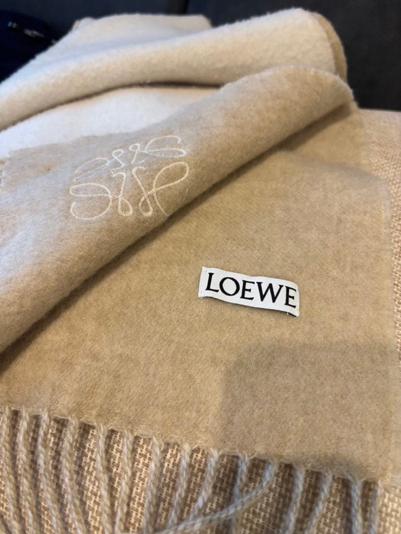 LOEWE バイカラーマフラー