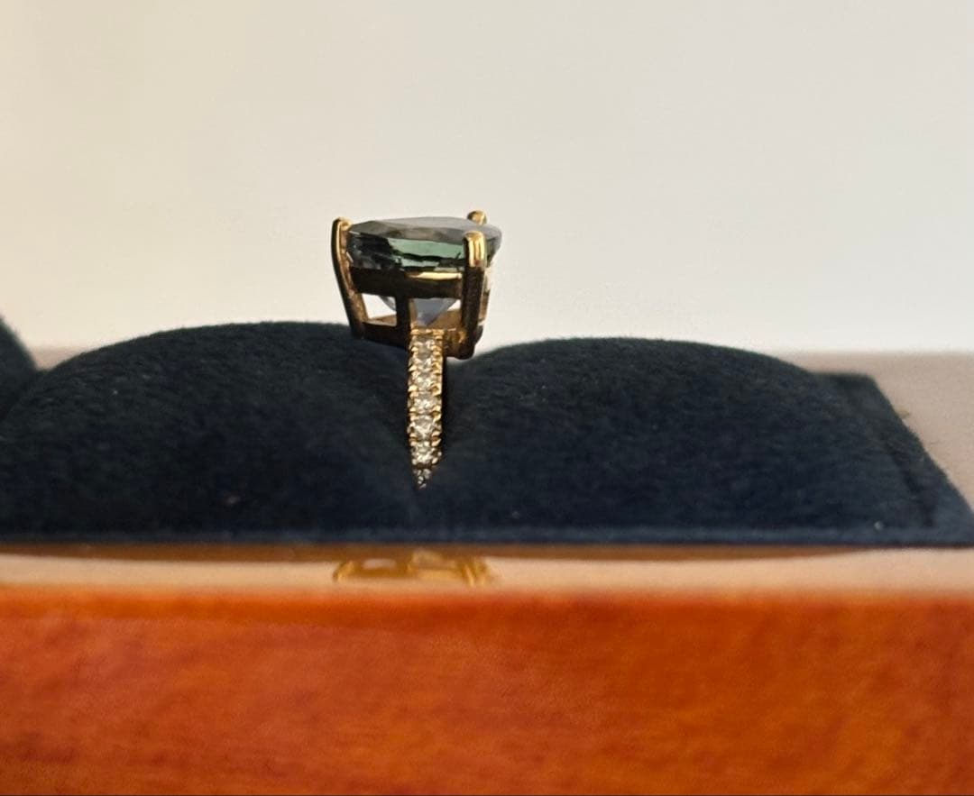 quarant’otto リング K18 ファンシーカラータンザナイト　ダイヤ