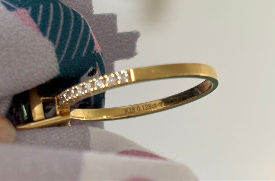 quarant’otto リング K18 ファンシーカラータンザナイト　ダイヤ