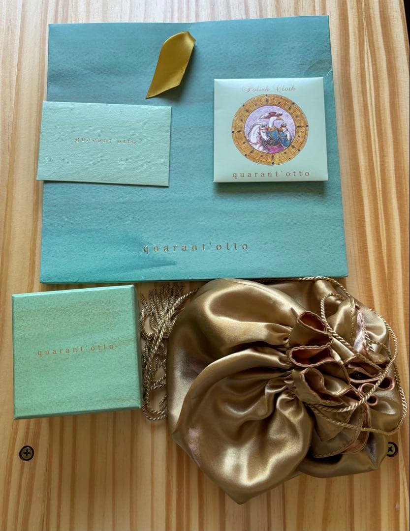 quarant’otto リング K18 ファンシーカラータンザナイト　ダイヤ