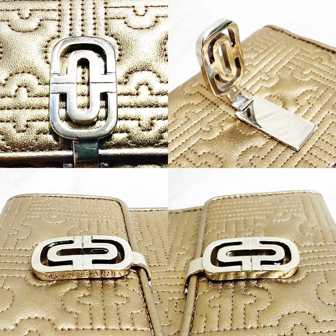 希少 ブルガリ 折財布 パレンテシ BVLGARI ゴールド 廃盤 クリップ開閉