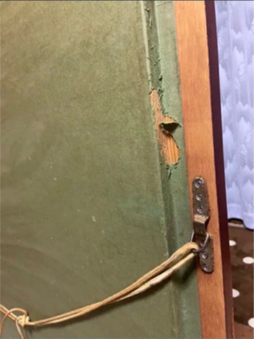 特大サイズ　牡丹の水墨画