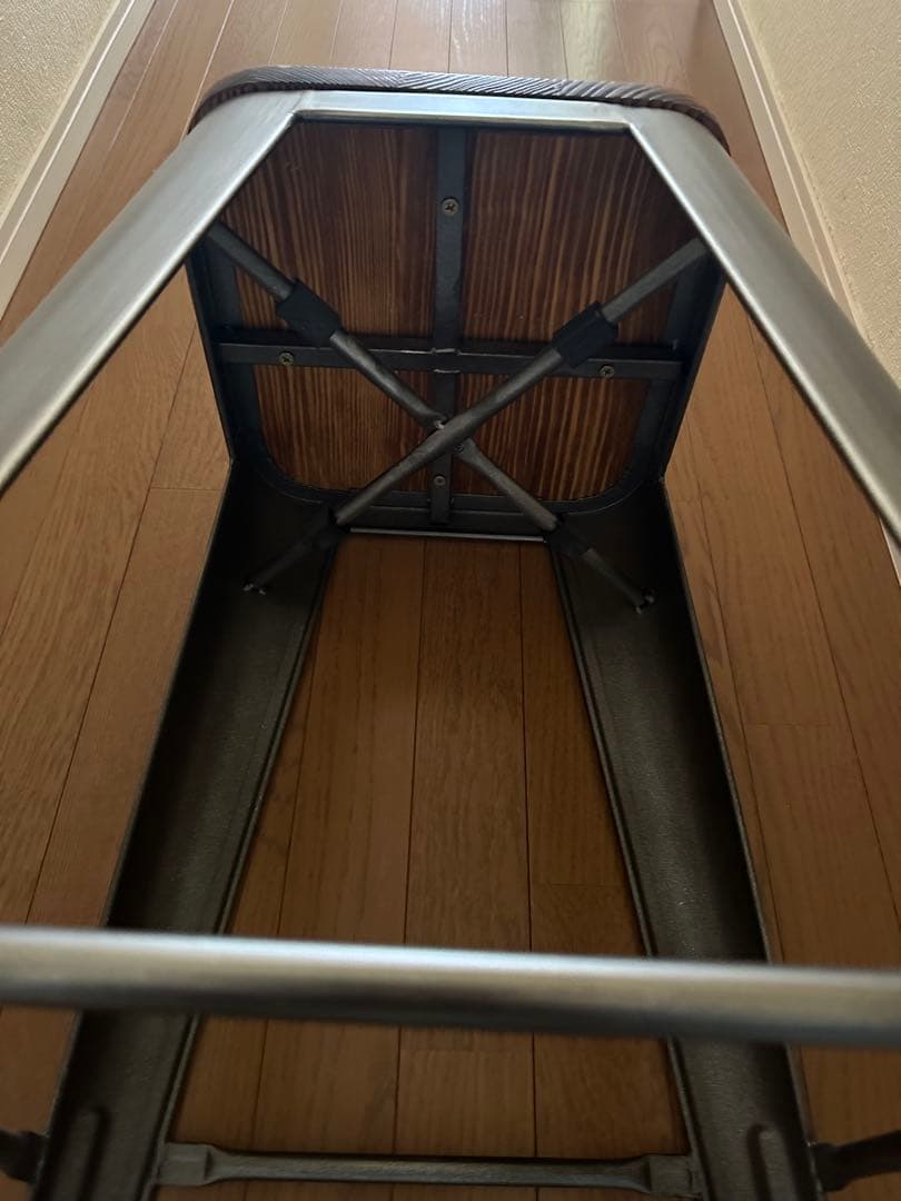 アイアンチェア　ハイタイプ メタル　 インダストリアルチェア2脚