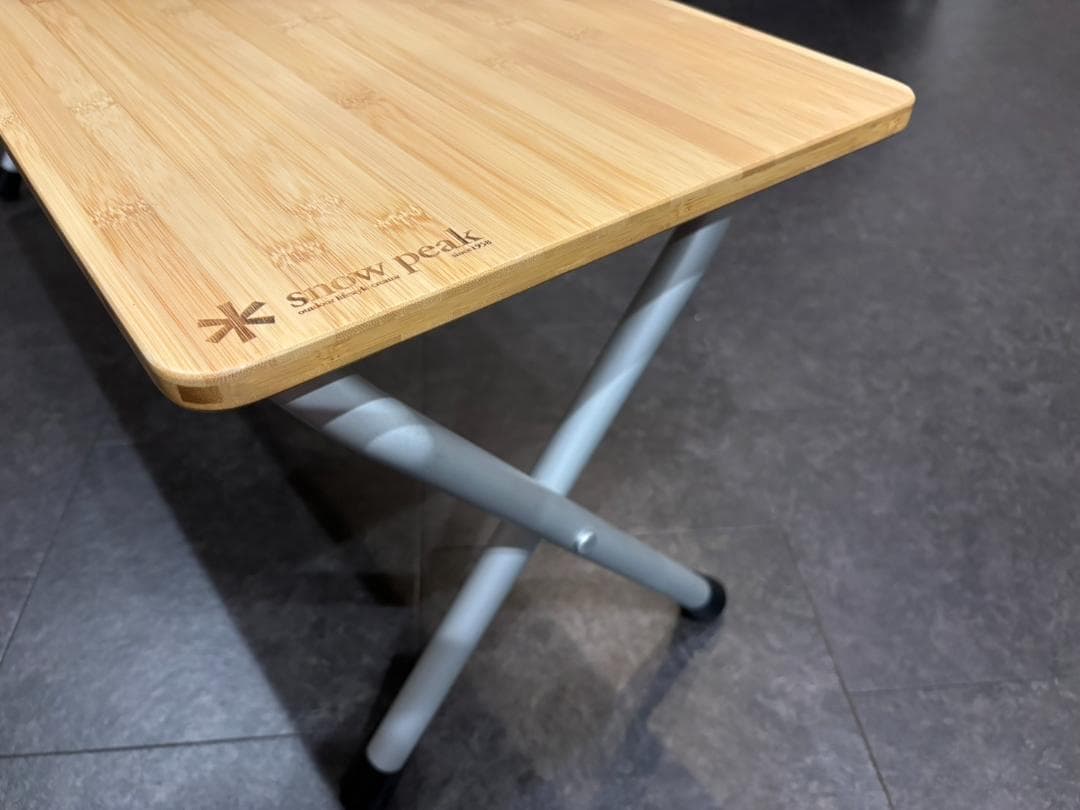 スノーピークフォールディングシェルフ ロング竹