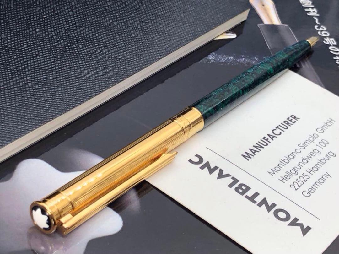 ⭐️幸運へ導くグリーン瑪瑙⭐️モンブラン・ノブレス・ドゥエ