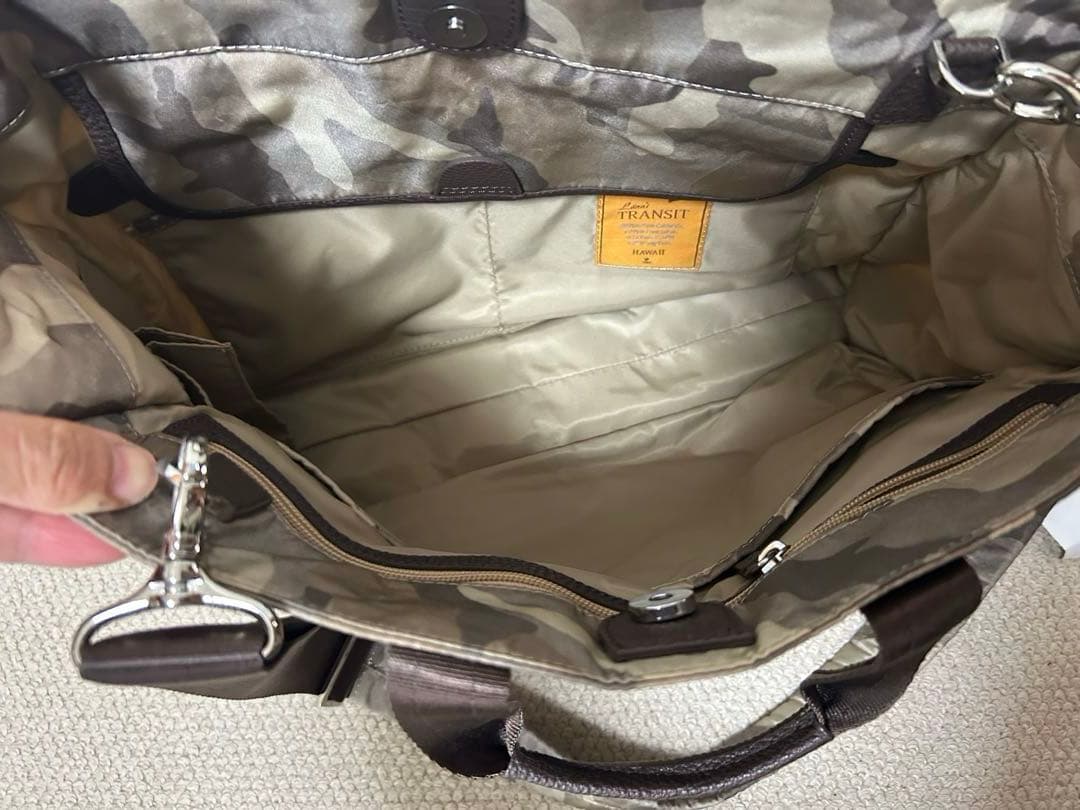 Lanai TRANSIT Hawaii 迷彩トートバッグ