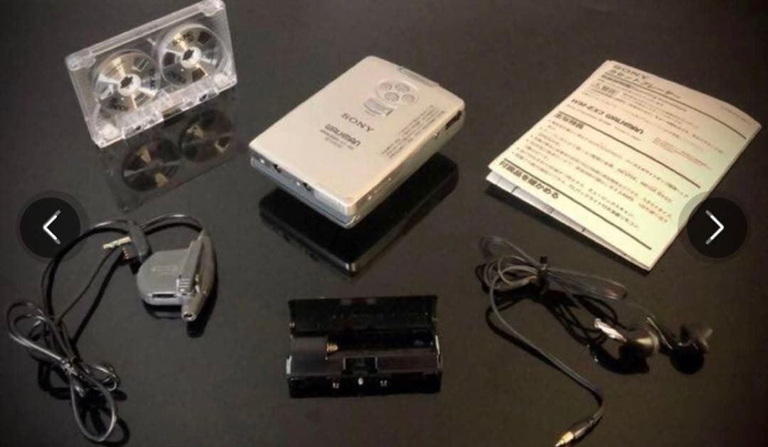 カセットウォークマン SONY WM-EX3, 銀「整備済み、完動超美品