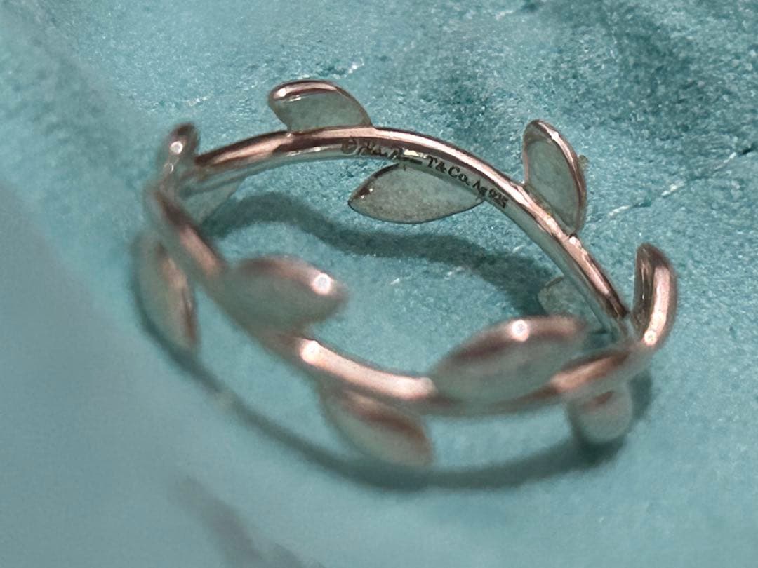 ピ*ナ様 ティファニー リング オリーブ リーフ 925