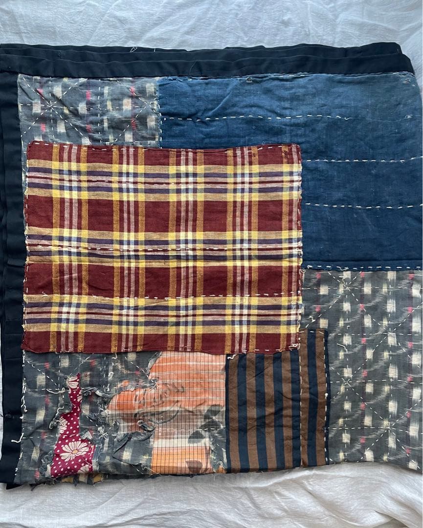 古布 ボロ 襤褸 古布 木綿 刺し子 襤褸1 Japanese Antique Textile