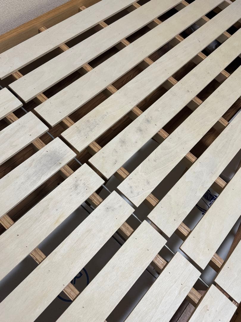 シングルベッド　無印　オーク材突板(3月以降処分)