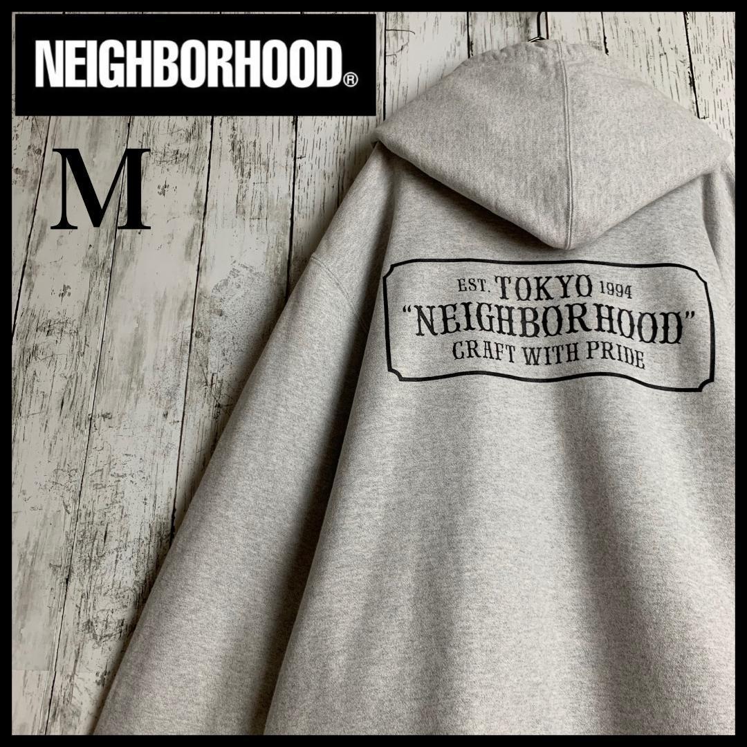 【ビッグシルエット】ネイバーフッド☆バックBOXロゴ入りパーカー/2593.