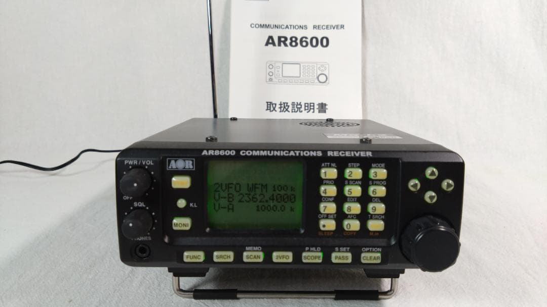 AOR（エーオーアール） AR8600 Mark2デスクトップ広帯域受信機