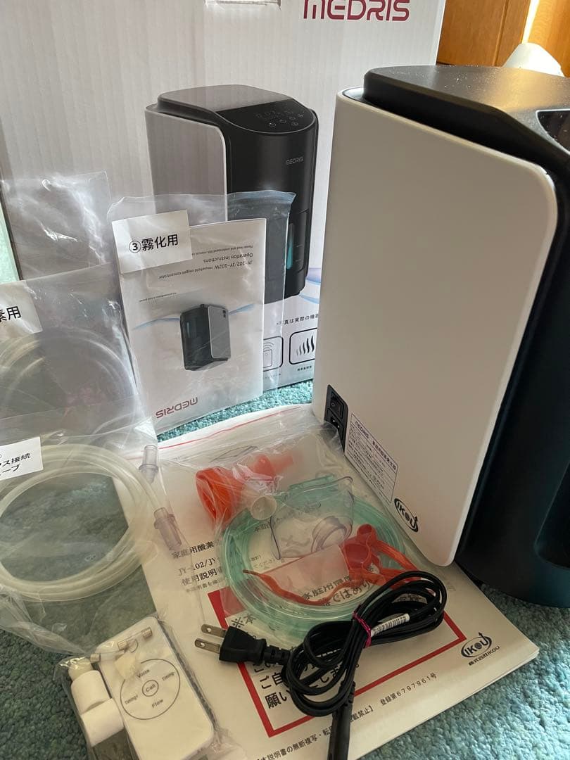 IKOU】 MEDRIS 犬猫用酸素発生器 2025年5月製造 10日間使用の通販はau
