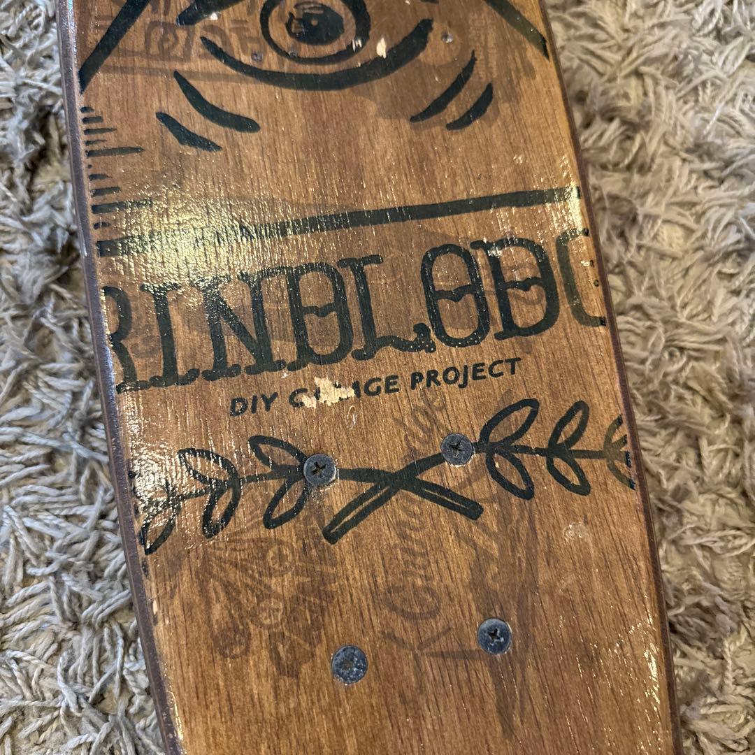 グラインドロッジ擦り入りカスタムスケートボードデッキ