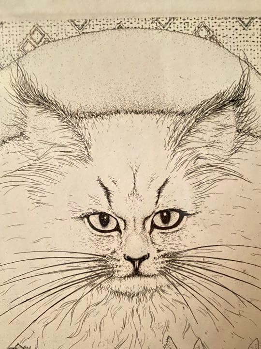 多賀 新（たが しん 銅板 猫，八