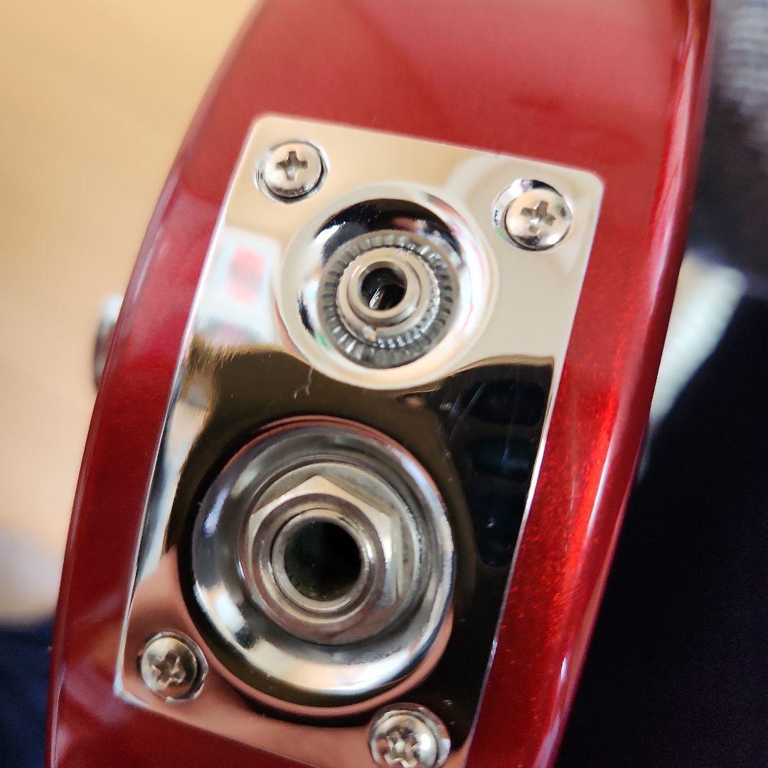 ピッグノーズ T『ミニエレキギター赤』着払い発送に4～7日