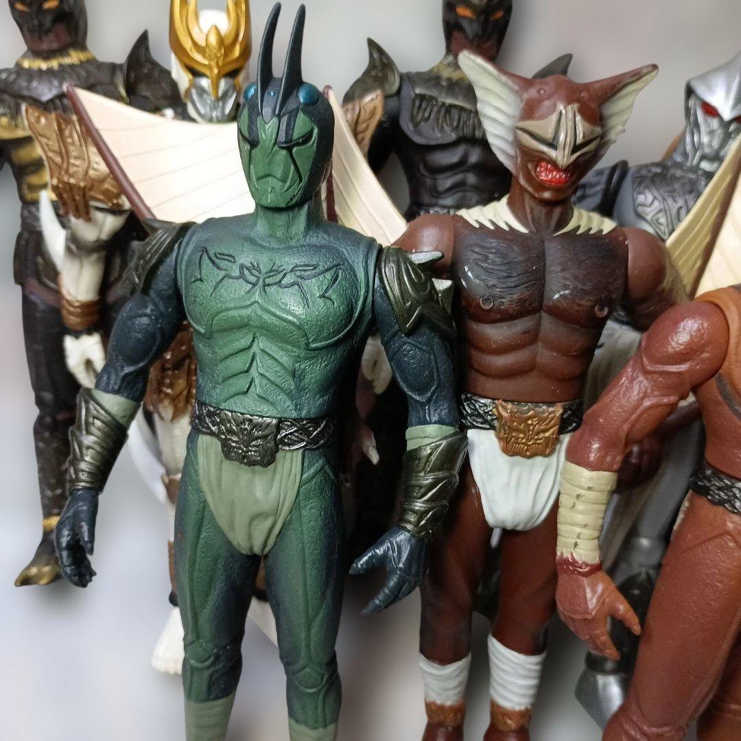 【仮面ライダー怪人・ソフビ】グロンギ12体セット〈「仮面ライダークウガ」〉