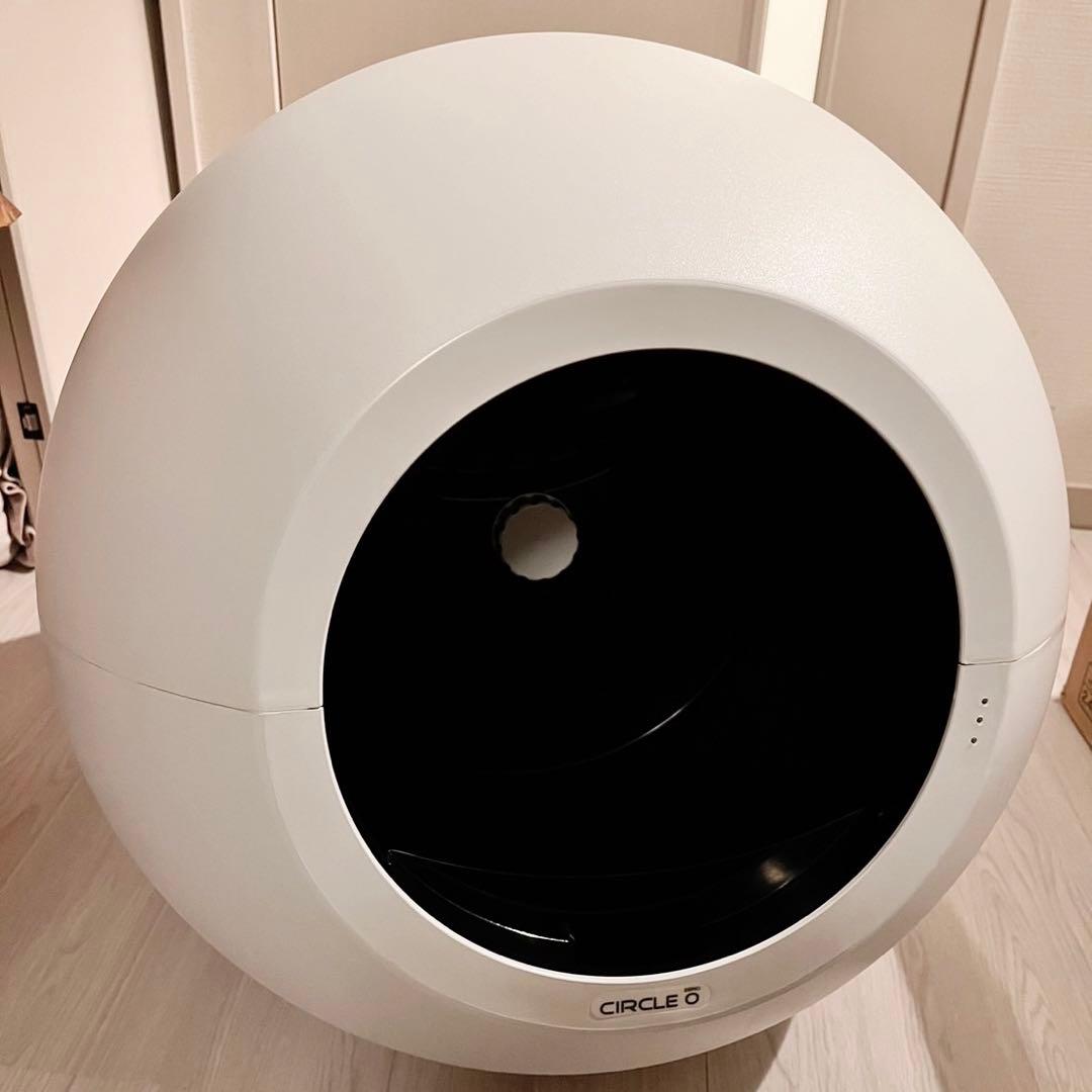 自動猫トイレ CIRCLE 0 ホワイト