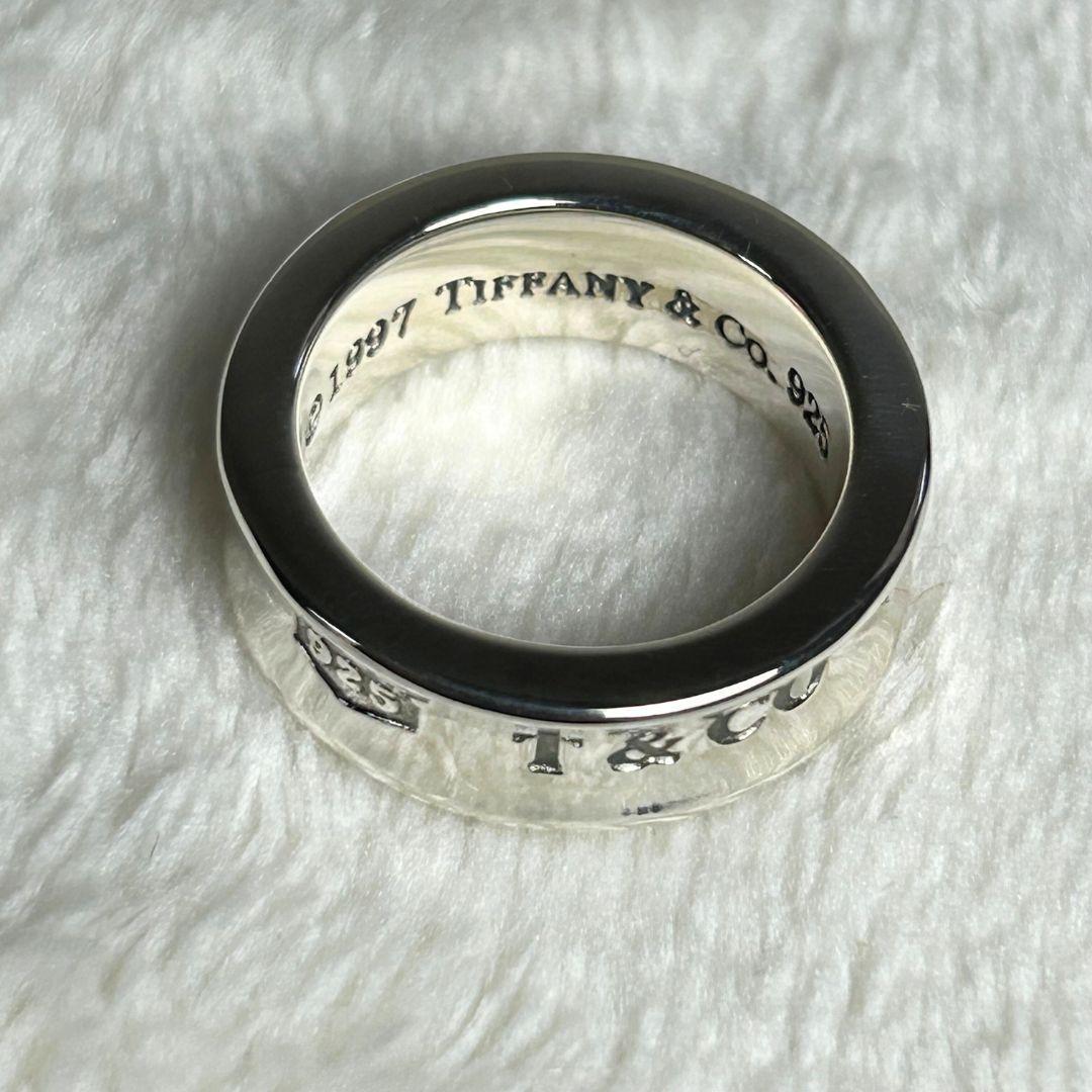 【極美品】ティファニー 1837 ナローリング 9.5号 SV925 保存袋