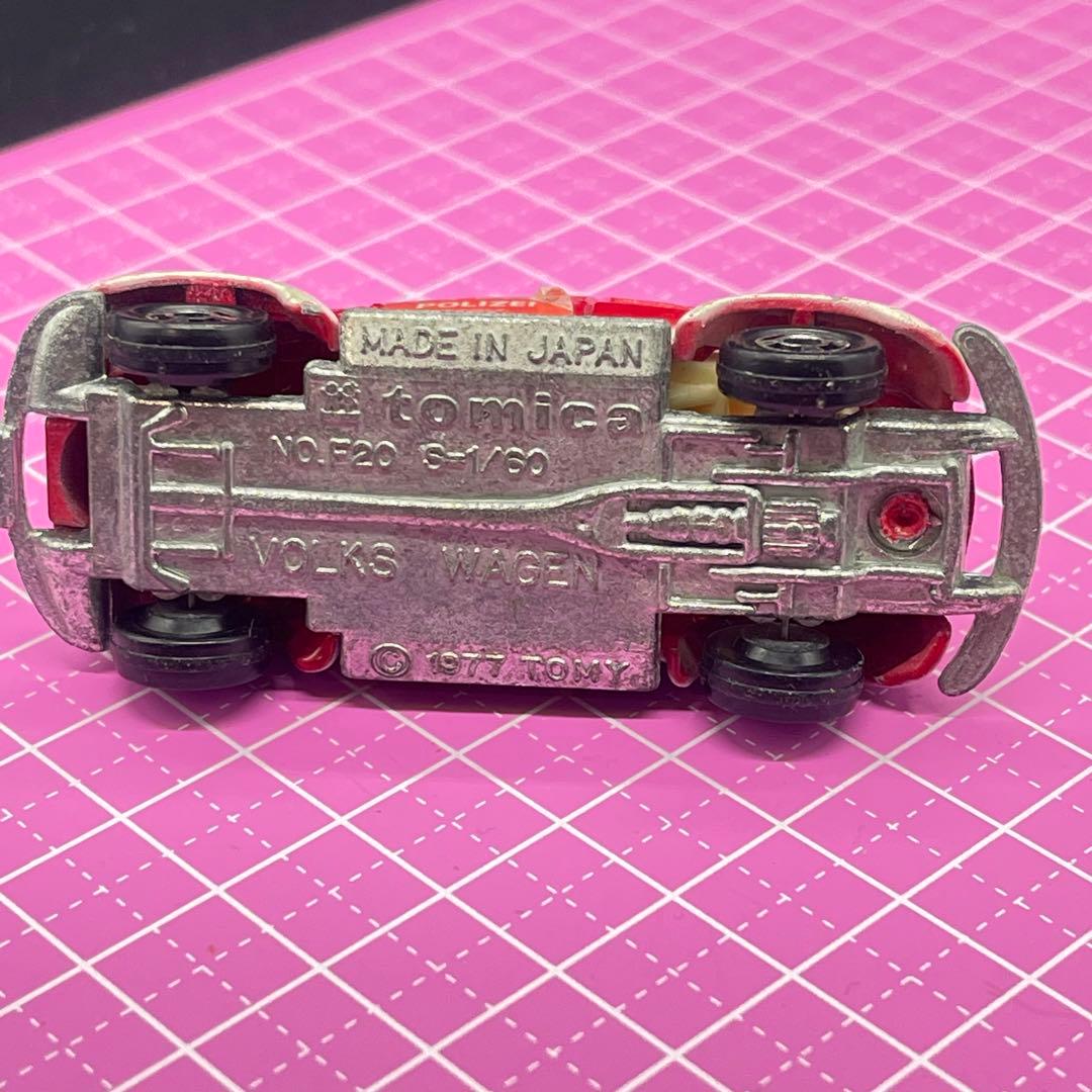 トミカ　1977年　フォルクスワーゲン　ビートル　パトカー　ドイツ　昭和レトロ
