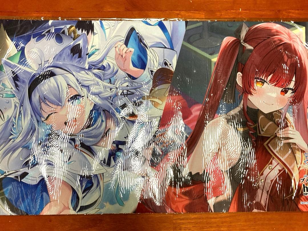 ブルームカップ 白上フブキ宝鐘マリン プレイマット ホロカ 早い者勝ち