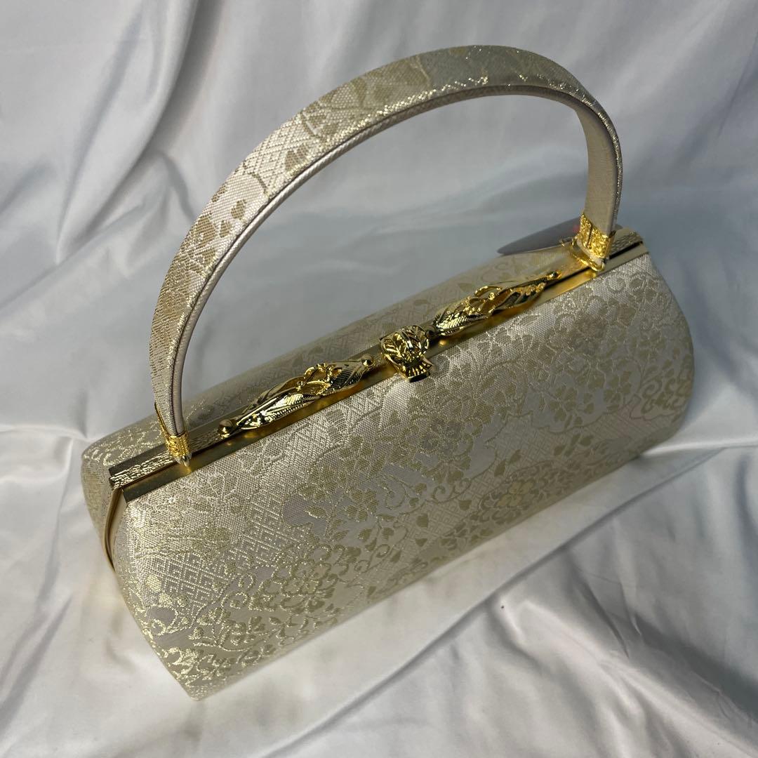 新品　入学式　訪問着　留袖など　草履　バッグ　セット　L ゴールド　フォーマル