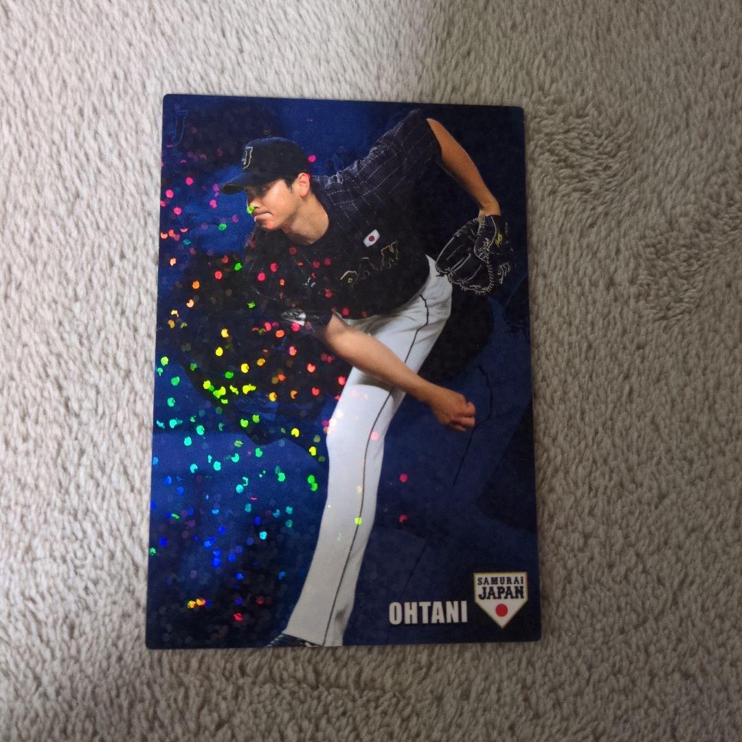 大谷翔平 トレーディングカード ホログラム プロ野球チップス侍