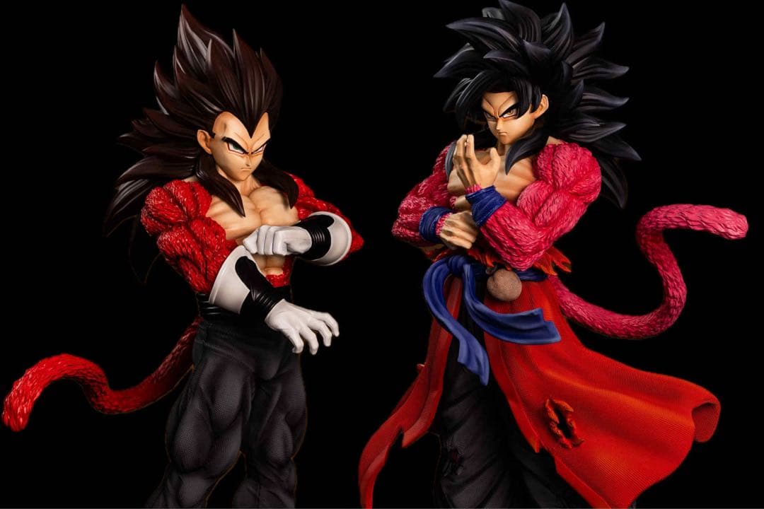 ドラゴンボール 孫悟空　SSJ4 & ベジータ　フィギュア　ガレージキットセット