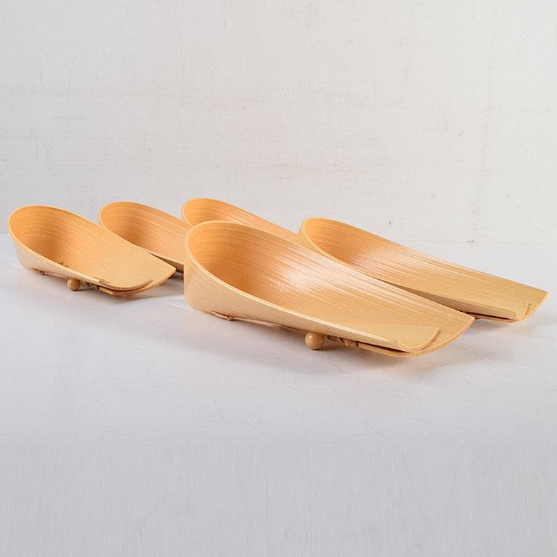 茶道具 此君亭工房 白竹 ささ舟 お絞り受け 五点 共箱 V R8829 - メルカリ