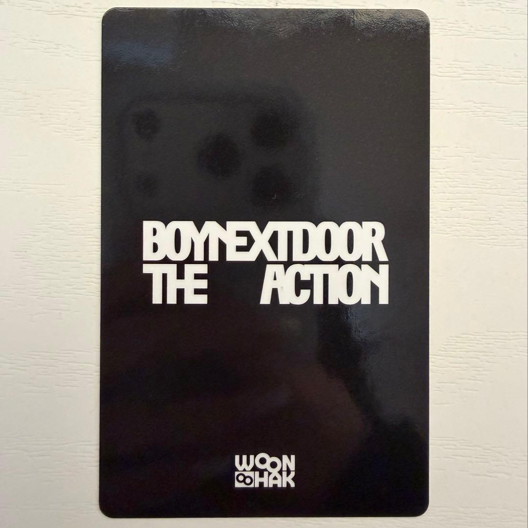 BOYNEXTDOOR ウナク トレカ the action パーカー 特典 - メルカリ